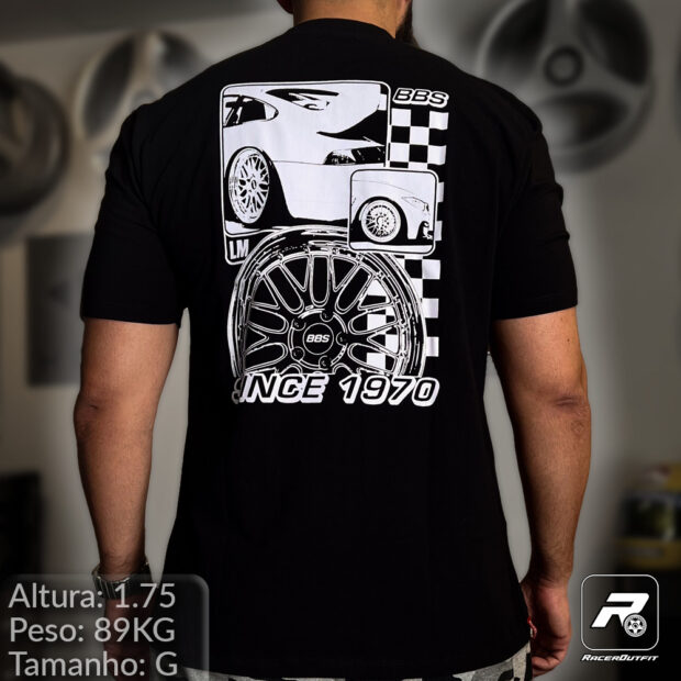 Unindo Estilo BBS LM, Porsche 911 e BMW M4 em uma Camiseta Única!