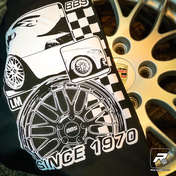 Unindo Estilo BBS LM, Porsche 911 e BMW M4 em uma Camiseta Única!