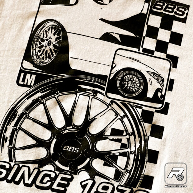 Unindo Estilo BBS LM, Porsche 911 e BMW M4 em uma Camiseta Única!