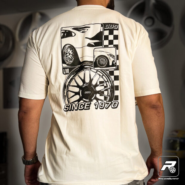 Unindo Estilo BBS LM, Porsche 911 e BMW M4 em uma Camiseta Única!