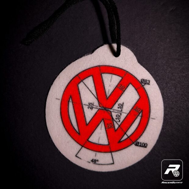 Aromatizante de carro Volkswagen logo Red Funkyz