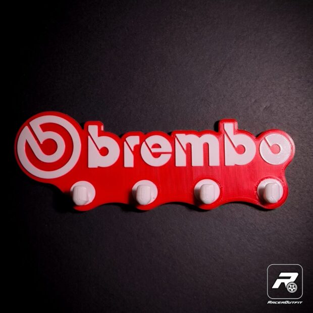 Suporte de chaves Brembo – Vermelho.