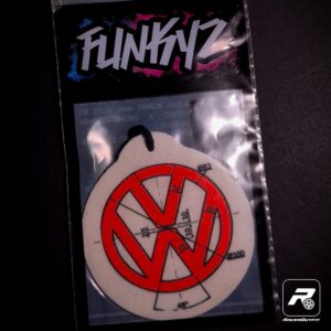 Aromatizante de carro Volkswagen logo Red Funkyz