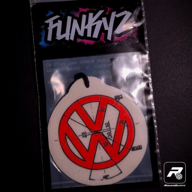 Aromatizante de carro Volkswagen logo Red Funkyz