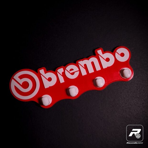 Suporte de chaves Brembo – Vermelho.