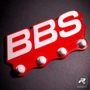 Suporte de chaves BBS - Vermelho.